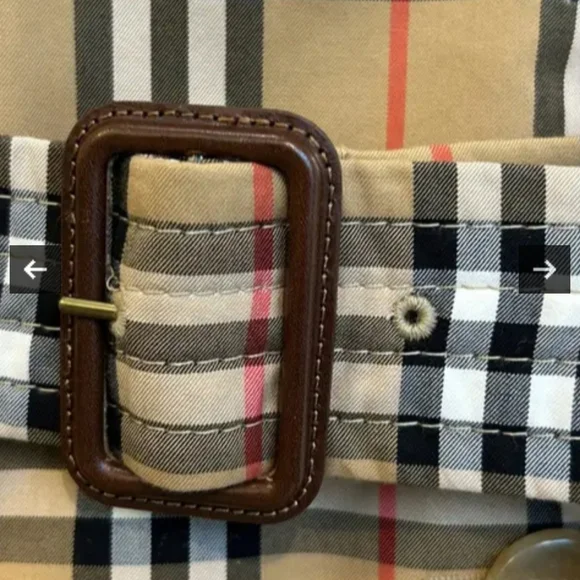 BURBERRY Vintage Check Trench Coat – Women’s Size 10 – BRAND NEW - Picture 4 of 10